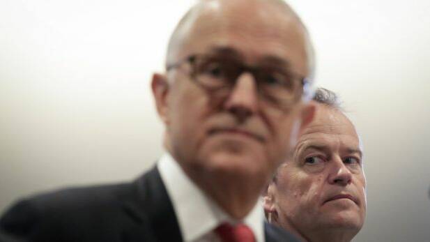 Prime Minister Malcolm Turnbull and Labor leader Bill Shorten could face off at an election as early as the second half of 2018.  Photo: Alex Ellinghausen