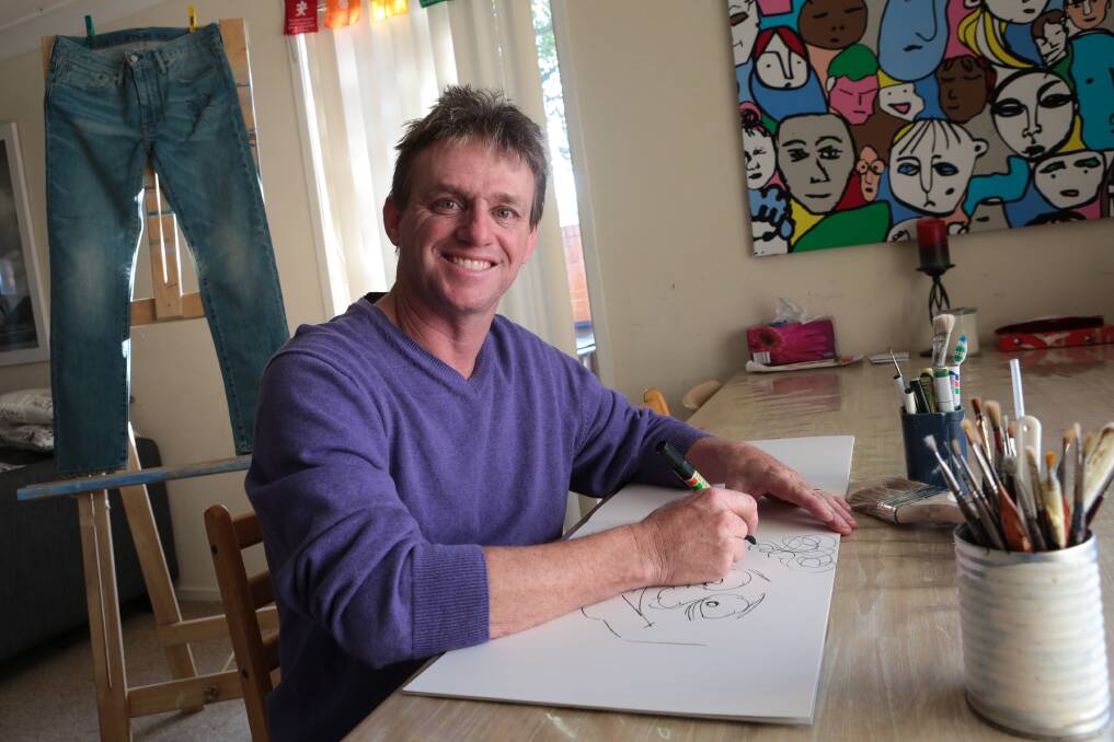Cartoonist Paul Dorin
