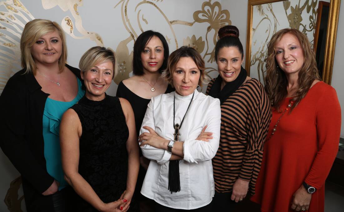  Helen Panovski, Vesna Nedanovska, Cinzia Gagliardi, Roza Rojano, Melissa Fryer and Lisa Ison. GREG ELLIS
