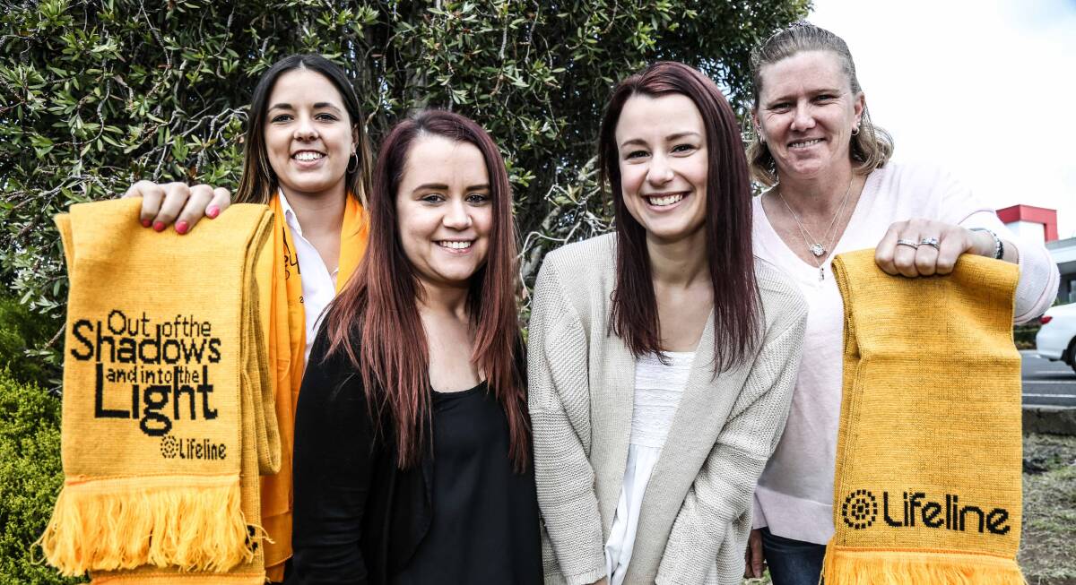 Sophie Barnard, Gemma Stratton, Kayla Stratton and Judith Merchant are organising a walk to support suicide awareness and prevention next Saturday.  Picture: GEORGIA MATTS