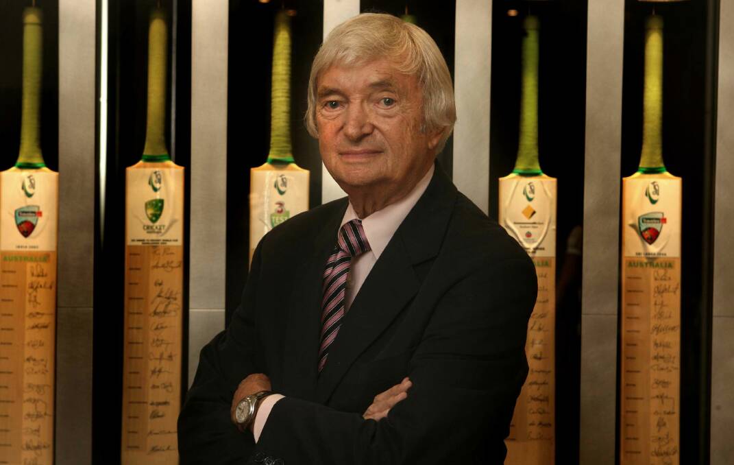 Richie Benaud will be remembered as one of cricket’s true gentlemen. Picture: JUSTIN McMANUS