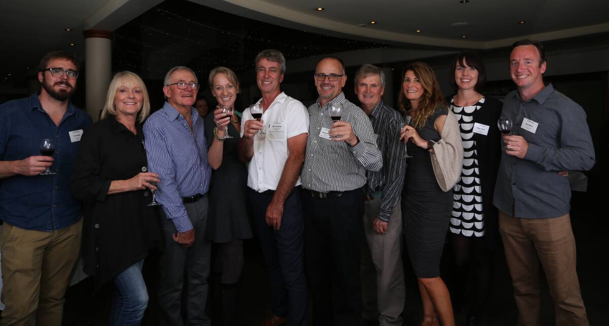 South Coast wine makers toast the official launch of the Shoalhaven Coast Winter Wine Festival at Gabbys in Berry. Picture: GREG ELLIS