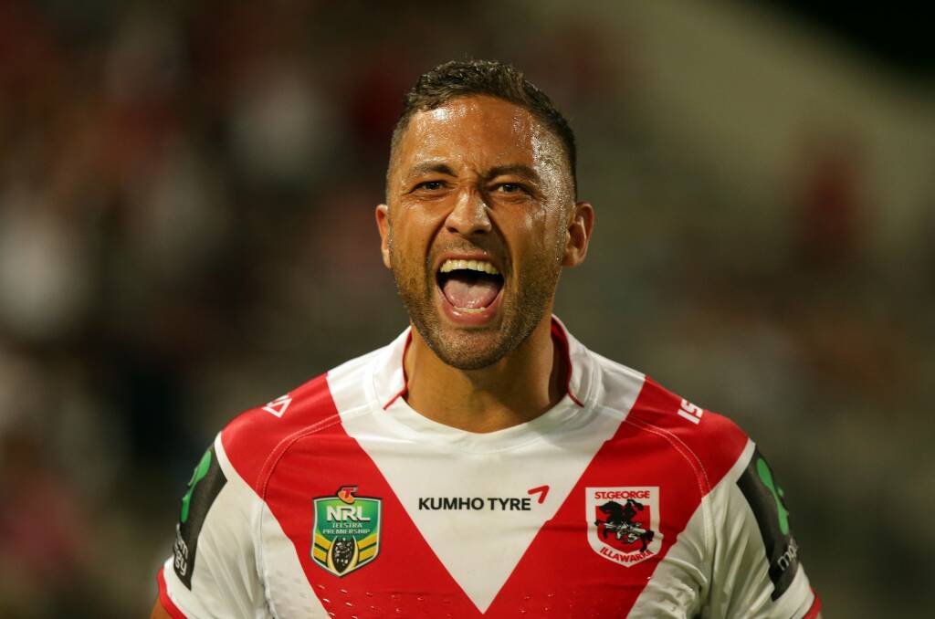 Benji Marshall says Dragons are ready for Anzac showdown with the Roosters. Picture: CHRIS LANE
