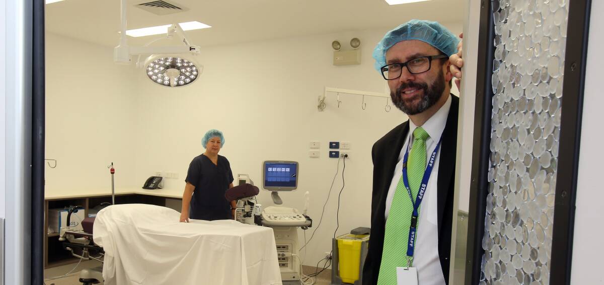 Nurse Sandra Kennedy and fertility specialist Dr David Greening in the new clinic in Auburn street Wollongong. Picture: ROBERT PEET