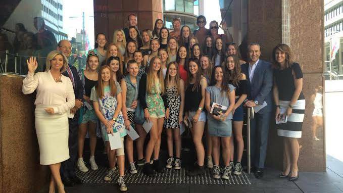 Ulladulla students in Martin Place minutes before siege