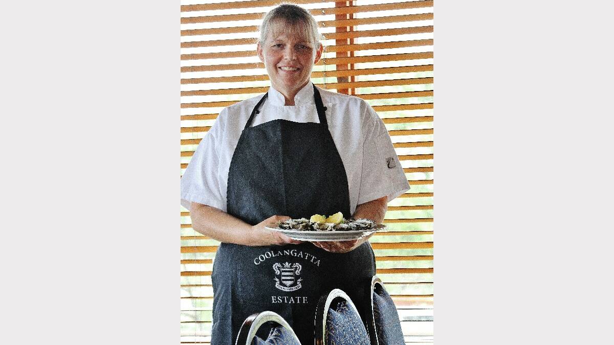 Tammy Wasley at Alexander’s Vineyard Restaurant serves food made with fresh local produce, just like Grandma used to make.  Picture: GREG ELLIS