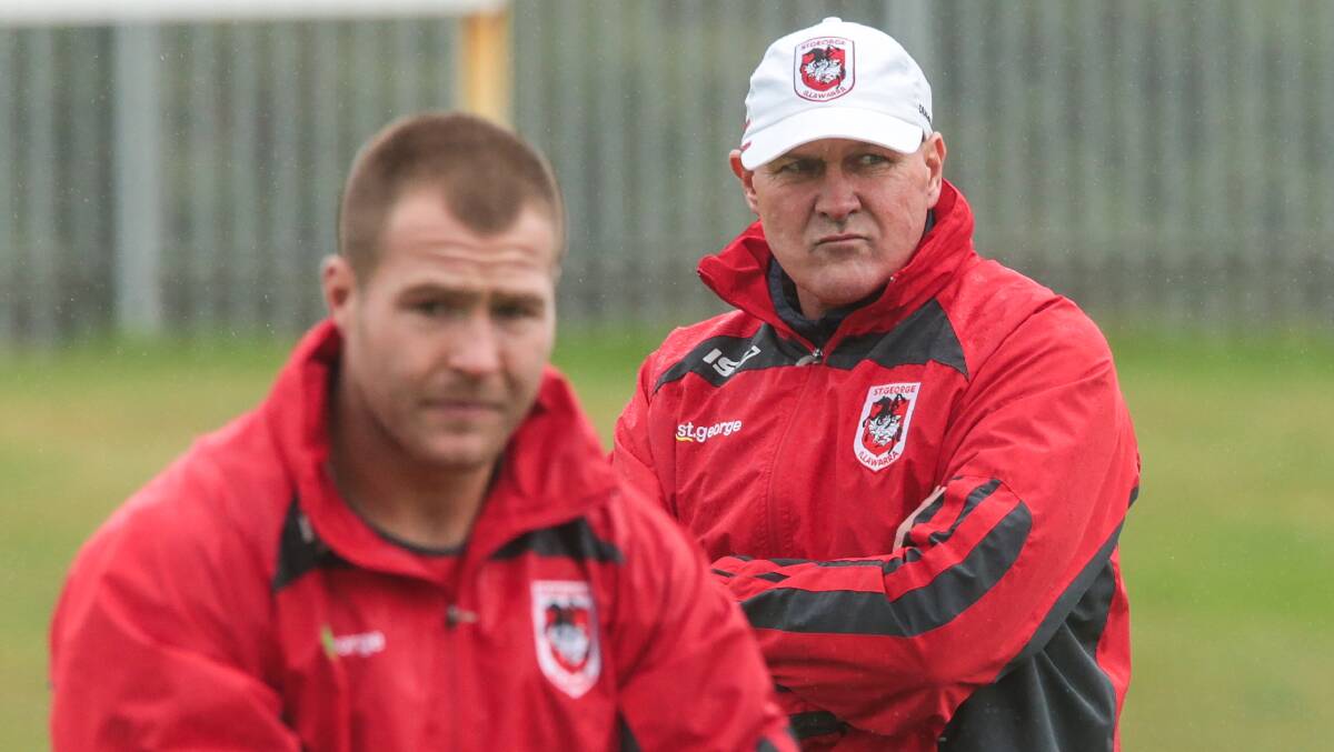 Paul McGregor at Dragons training on Tuesday. Picture: ADAM McLEAN