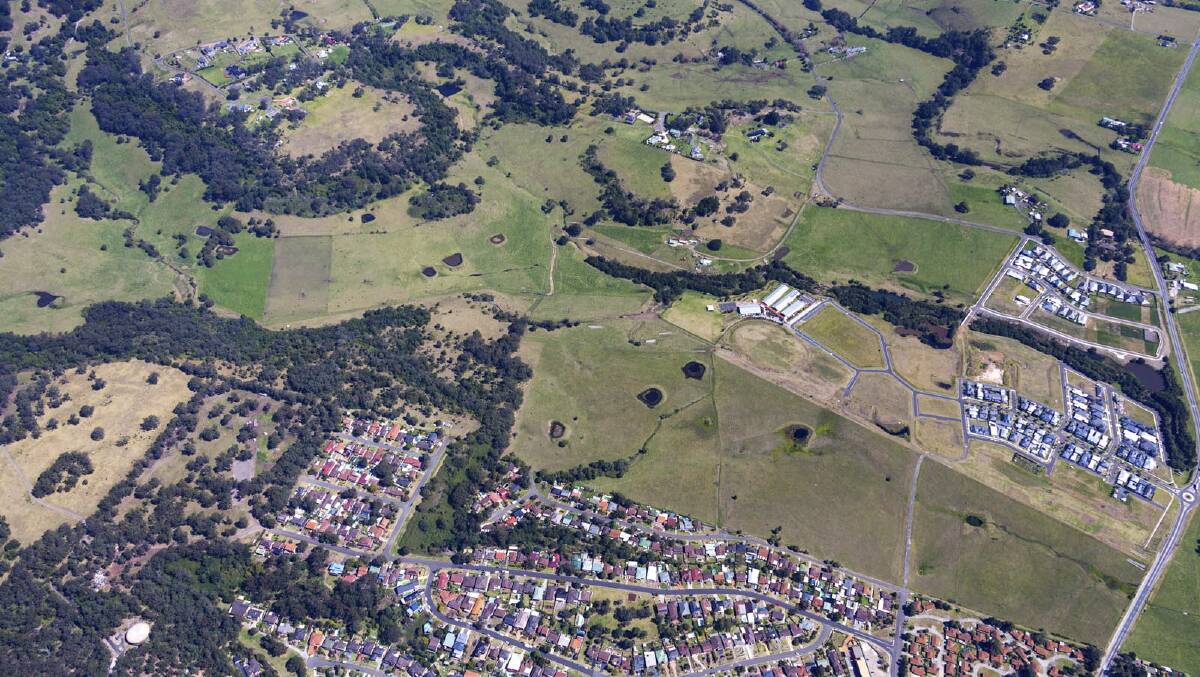 The 42.25ha parcel of land at Albion Park.