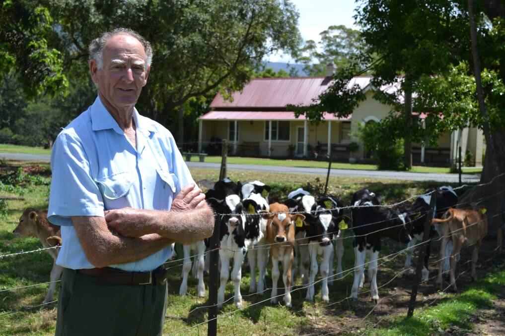 Kangaroo Valley dairy farmer Robert Cochrane is not convinced China buying into the Australian dairy industry is a good thing. Picture: JORDAN MATTHEWS
