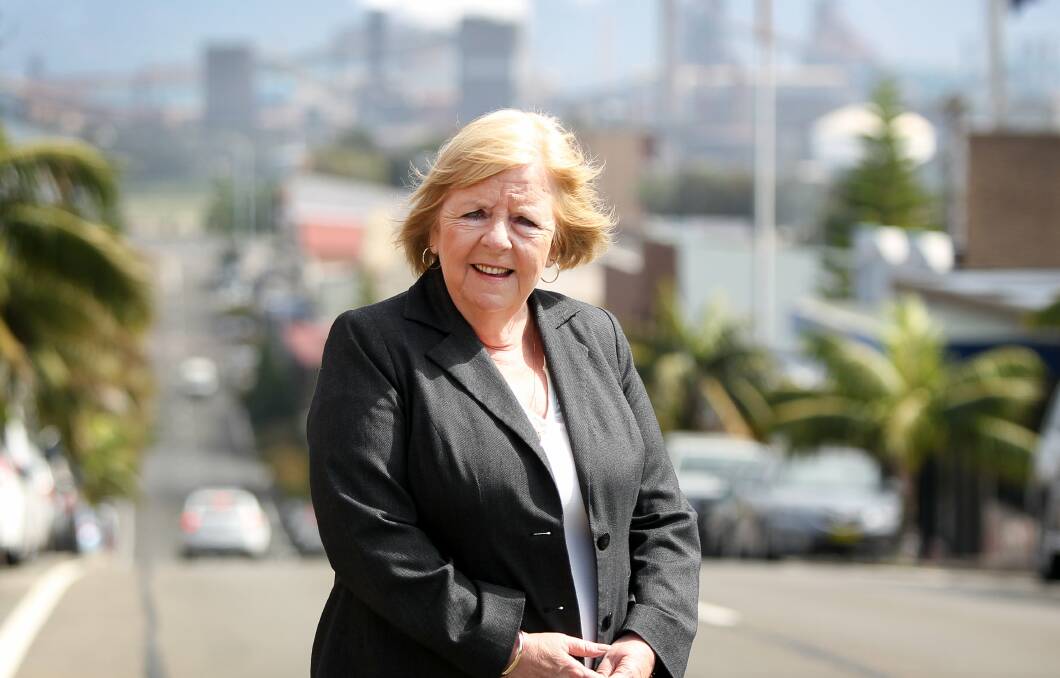 Wollongong MP Noreen Hay has spoken publicly for the first time since her office was raided by the Australian Federal Police amid enrolment fraud allegations. Picture: SYLVIA LIBER