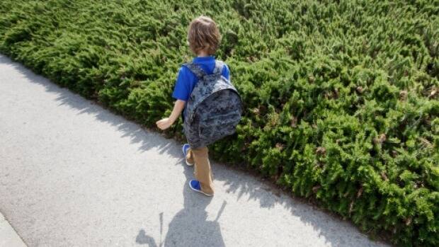 Tracking devices can be slipped into a backpack to allow a parent to monitor a child's whereabouts at any time.