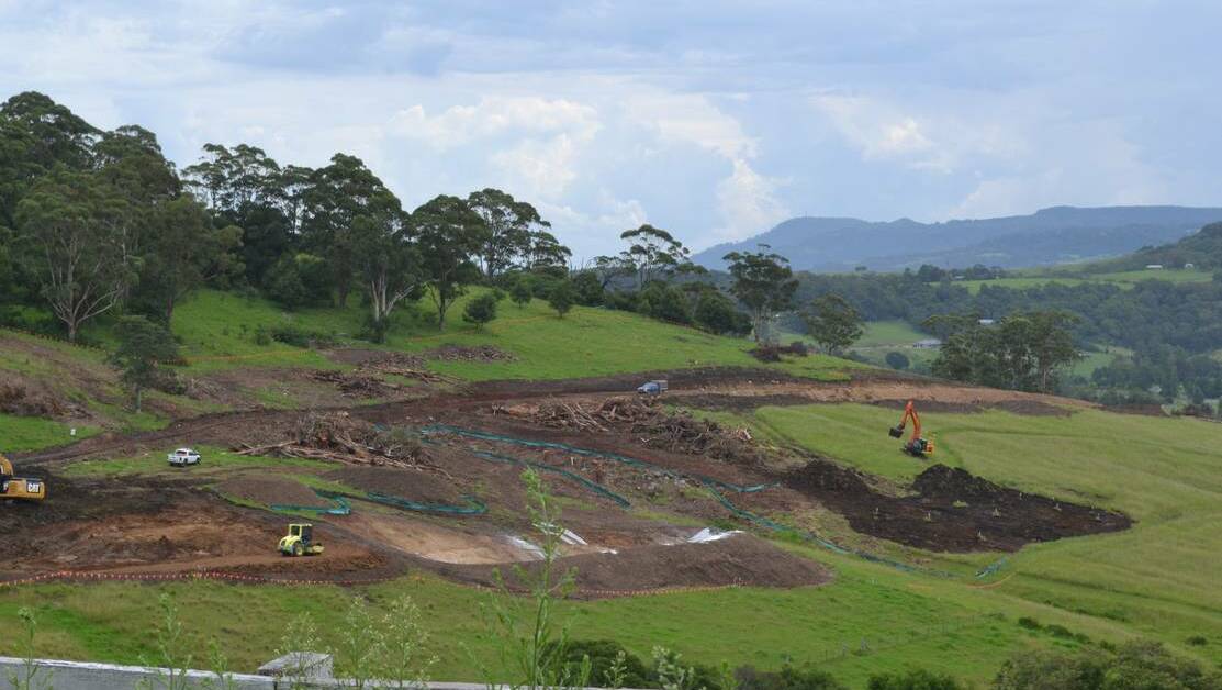 Work has begun at Foxground, on the Berry bypass. Picture: SOUTH COAST REGISTER