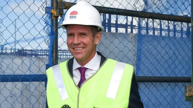 Wants to lease 49 per cent of the power network: Premier Mike Baird. Picture: BRENDAN ESPOSITO