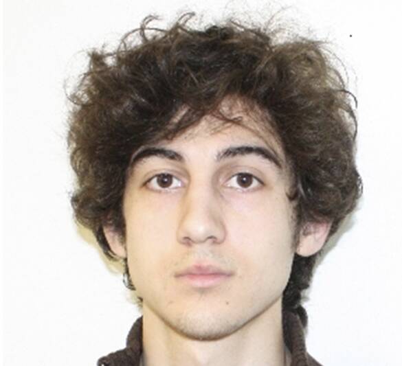 Dzhokhar Tsarnaev, 19, convicted of killing three people and injuring 264 others in the 2013 Boston Marathon bombing and of fatally shooting a police officer four days later.