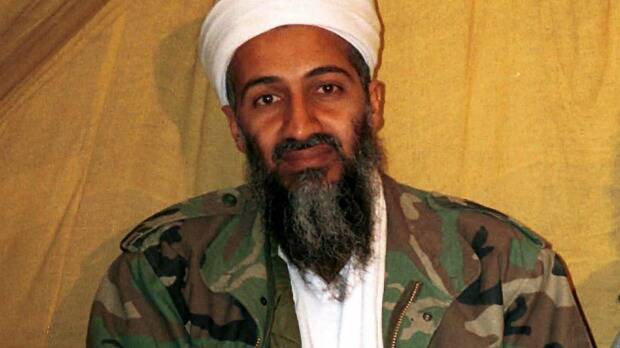 Osama Bin Laden: his family owned the plane. Picture: AP

