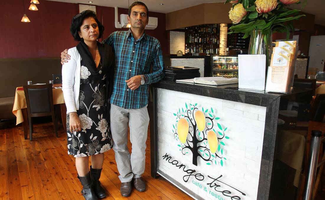 Nilam Poudel and Narayan Chapagain from Mango Tree Indian Restaurant who will hold a fundraising dinner to raise money for victims of the earthquake in Nepal.