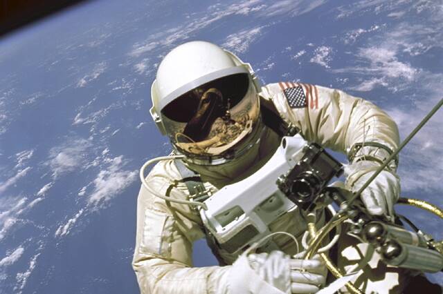 American astronaut Ed White: Picture: NASA