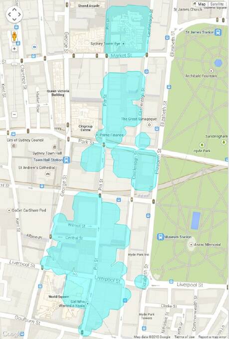 Emergency crews working to get power back safely to 1100 customers in parts Sydney CBD after underground cable fault. Illustration: AUSGRID Twitter