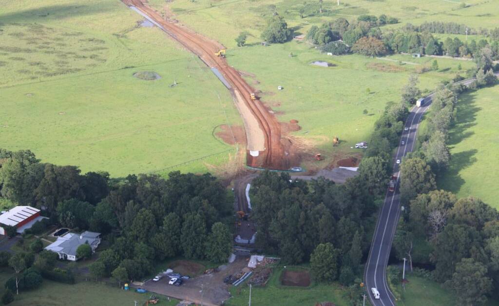 Premier Mike Baird has signalled the beginning of work on the Berry Bypass. Picture: COLIN F DOUCH AERIAL PHOTOGRAPHY