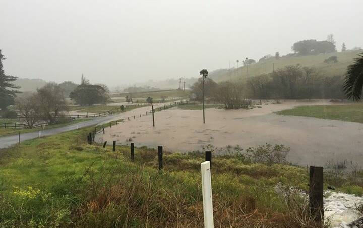 Jerrara Dam is on red alert and the SES is directing residents living in areas downstream of the dam to evacuate immediately. Picture: NSW SES - KIAMA UNIT
