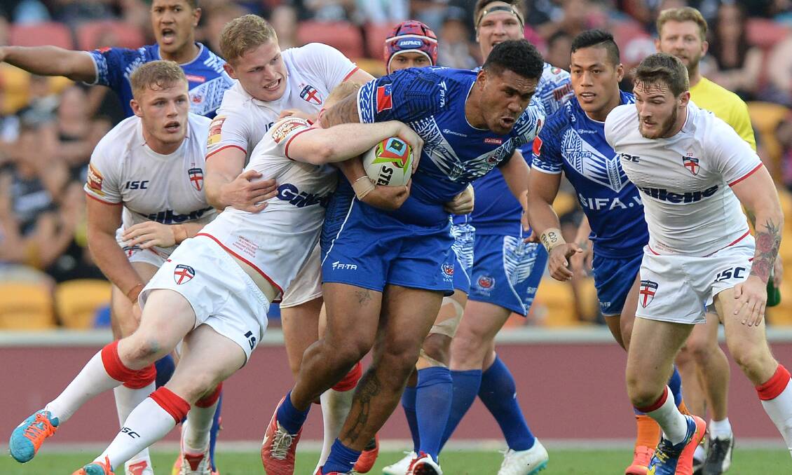 The Dragons have added 130-kilo monster Mose Masoe on a two-year deal from next season. Photo: Getty Images