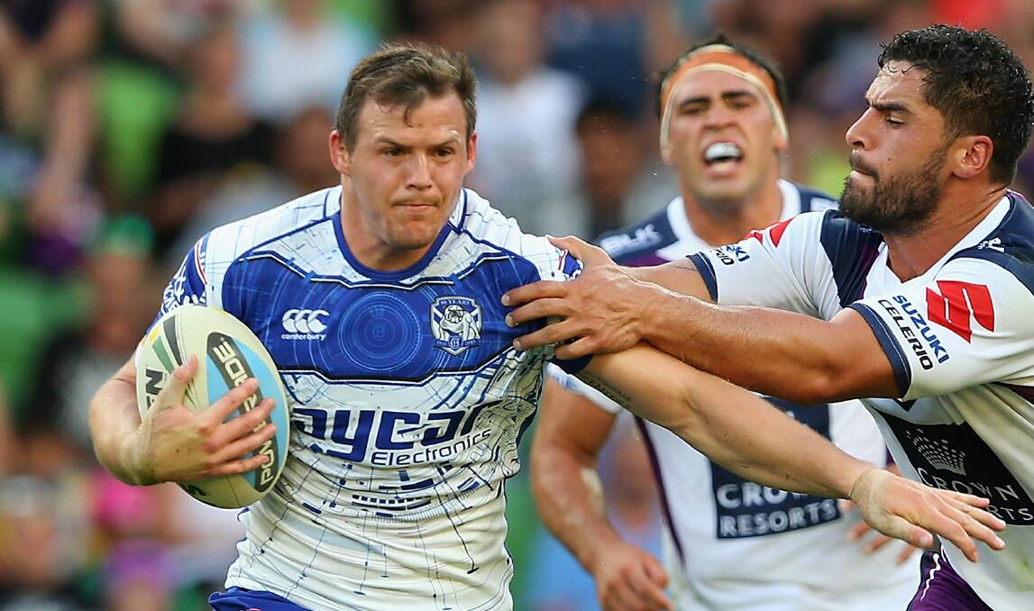 Brett Morris in action for the Bulldogs. Picture: GETTY IMAGES