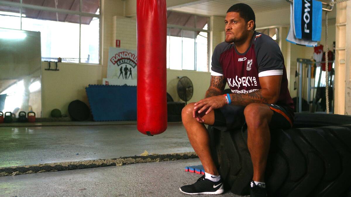 Manly's Willie Mason. Picture: GETTY IMAGES