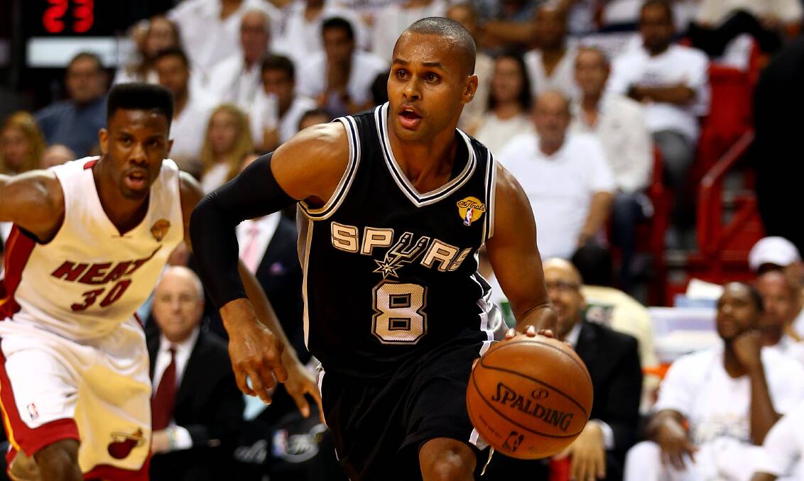 San Antonio's Patty Mills in action against Miami. Picture: GETTY IMAGES