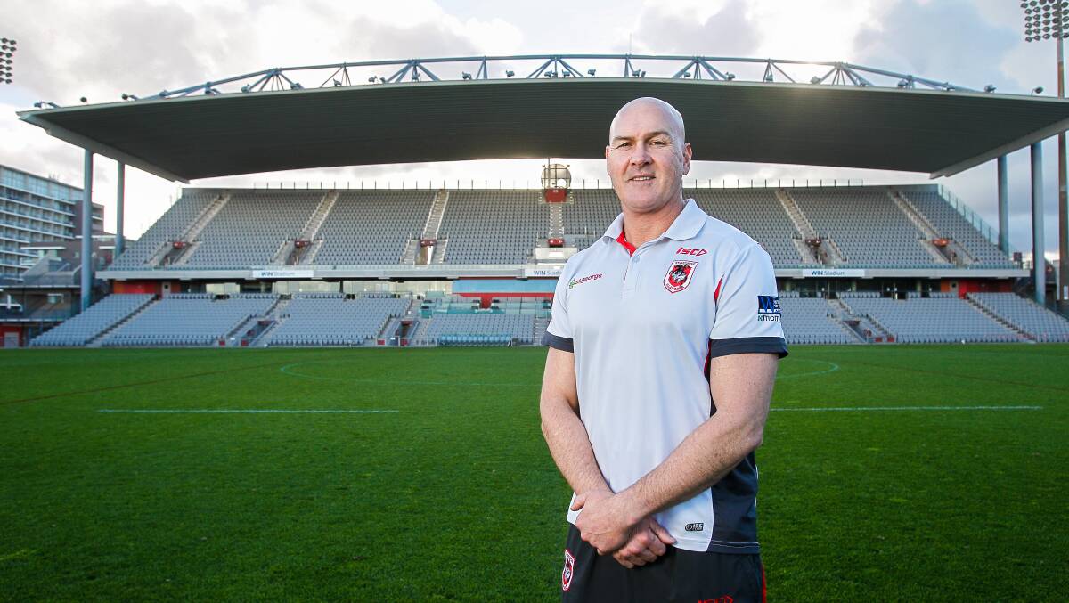 Paul McGregor at WIN Stadium after signing on as St George Illawarra coach for the next three years. Picture: CHRISTOPHER CHAN