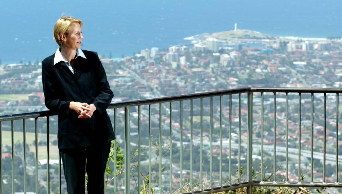 The view of Wollongong from Mt Keira.