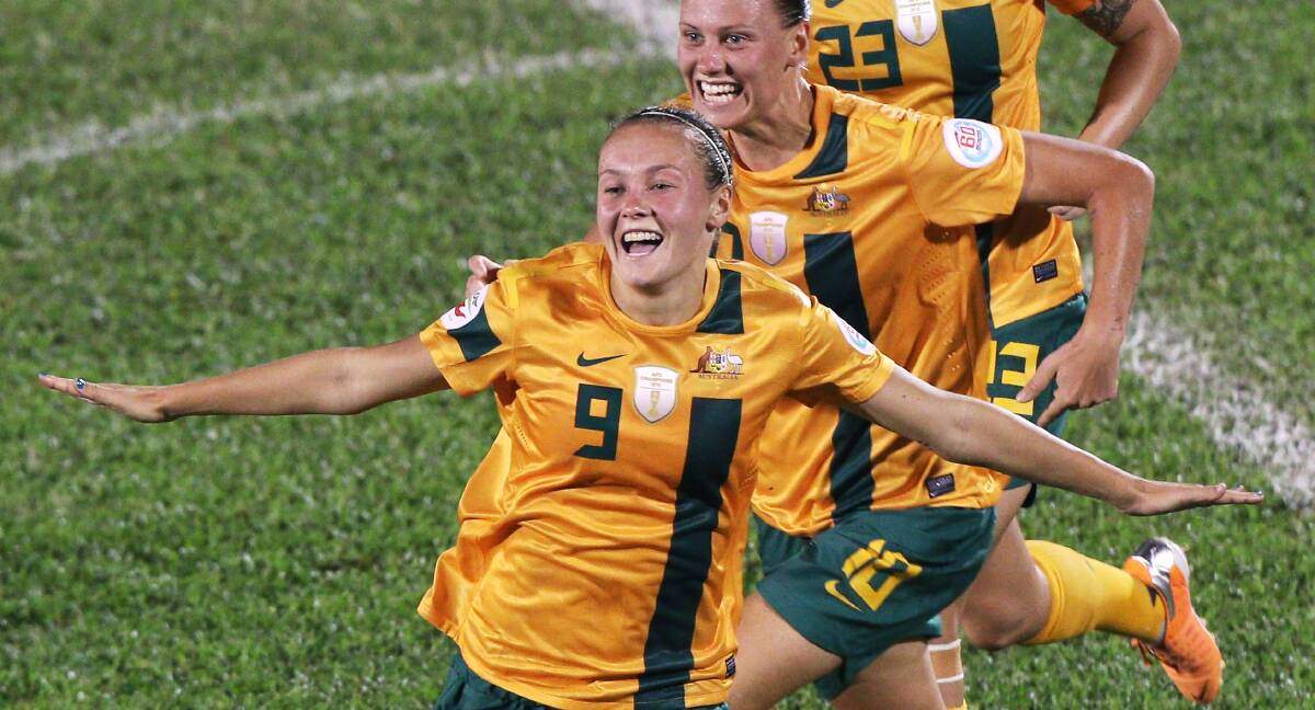 Matildas star Caitlin Foord is a product of the Illawarra footballing nursery. The establishment of a Girls Football Academy is to further develop the region's junior talent.