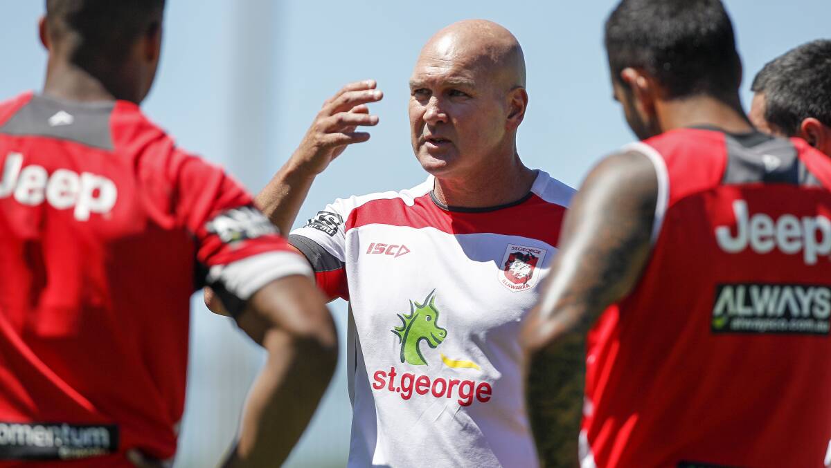 Dragons coach Paul McGregor will speak at the Shellharbour Sharks Sportsman Luncheon. 