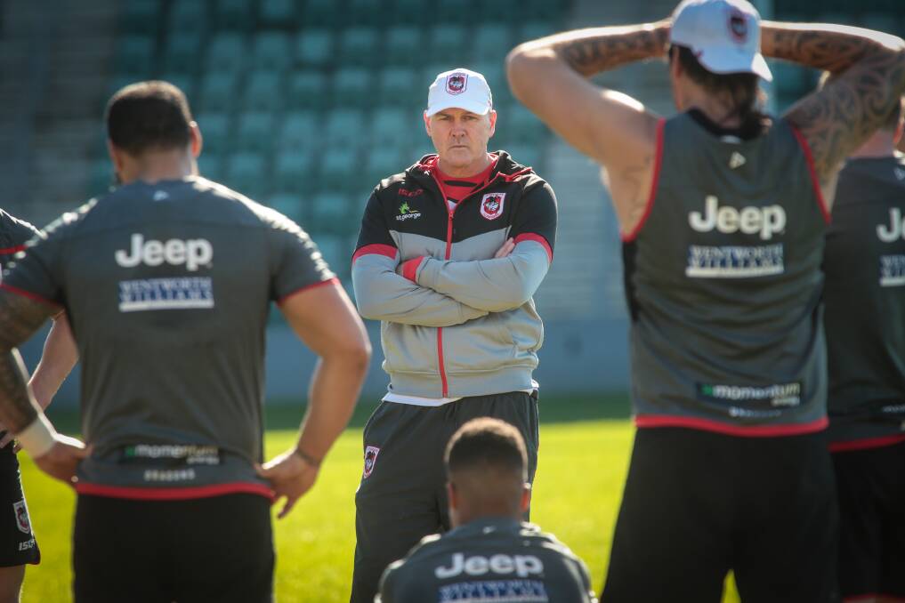 Dragons coach Paul McGregor says the host of Red V players recommitting is a show of faith in the club and the structures it has in place. Picture: ADAM McLEAN