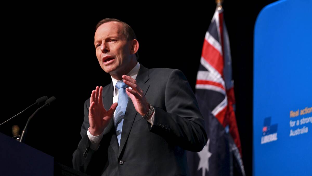 Prime Minister Tony Abbott. Picture: KEN IRWIN