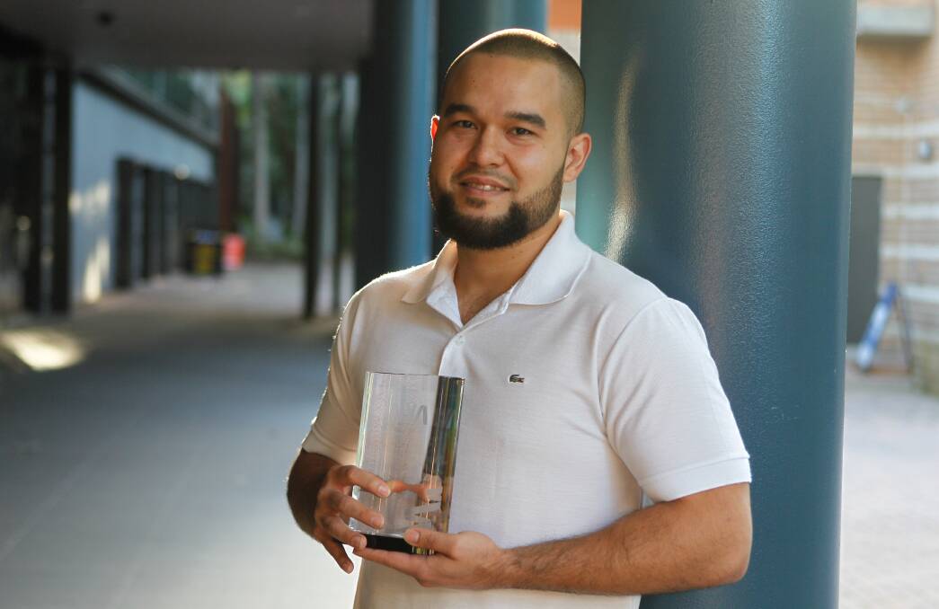 Arif Khan has been recognised for helping young Wollongong refugees. Picture: CHRISTOPHER CHAN