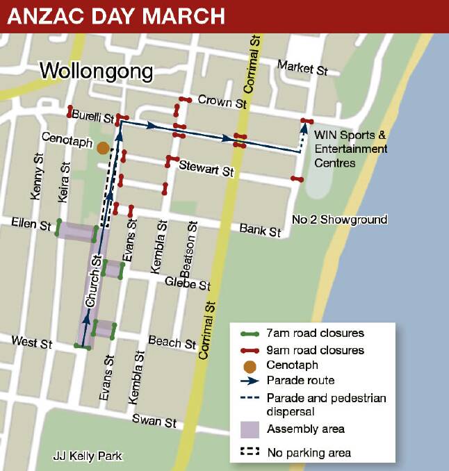 A guide to the Illawarra's Anzac Day services 2014