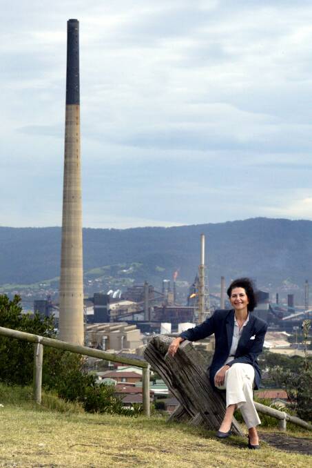 Connie Fierravanti-Wells grew up under the working-class shadow of Port Kembla's stack with her Italian immigrant family. In 2005 she is to become a federal Liberal senator.
