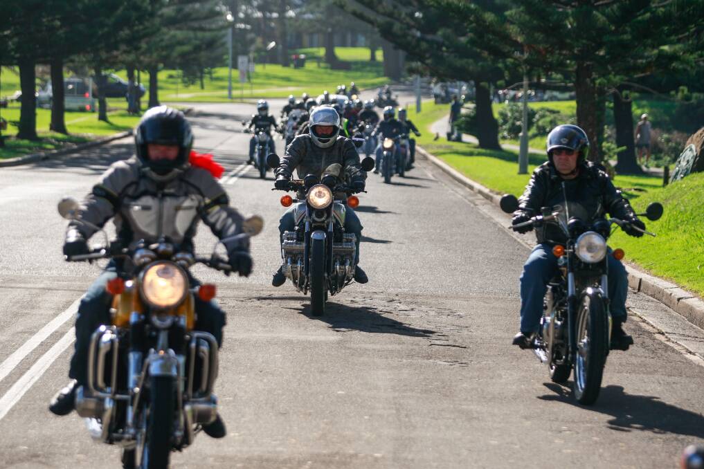 Illawarra Classic Motorcycle Club's annual Red Scarf Rally. Picture: CHRISTOPHER CHAN