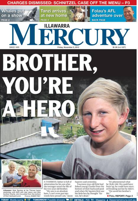 How the Mercury covered the story.