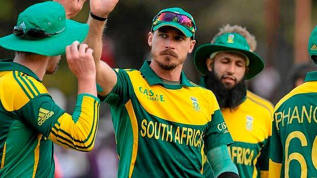 Dale Steyn took four wickets in the tri-series final against Australia. Picture: AP