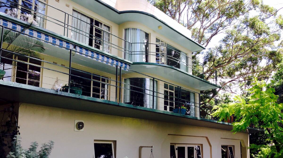 A room in the historic Mangerton art deco mansion Orana rents from $145 a night.