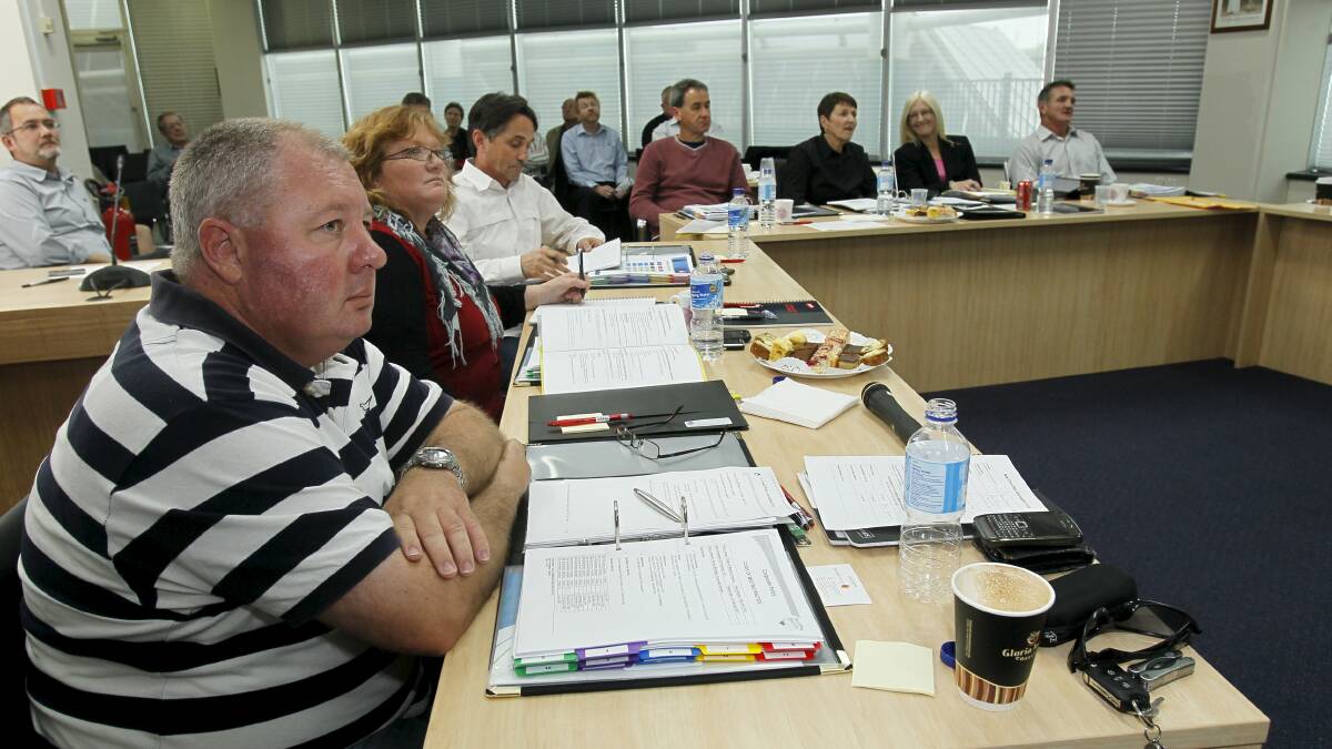 Shellharbour's new local government leaders learn the ropes at Lamerton House in 2011. The old council was sacked as "dysfunctional" in 2008.  