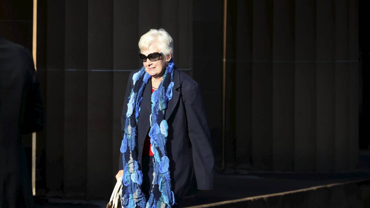 Ann Foreman outside the NSW Supreme Court on Thursday.