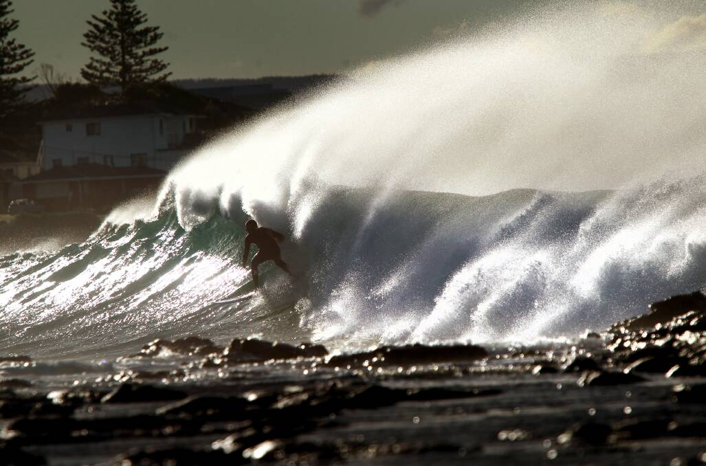 Big surf at Shellharbour. File picture: SYLVIA LIBER