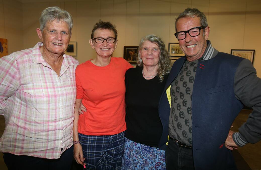 Dulcie Dal Molin, Sue Bessell, Joni Braham and Michael Keighery at Project Contemporary Artspace.