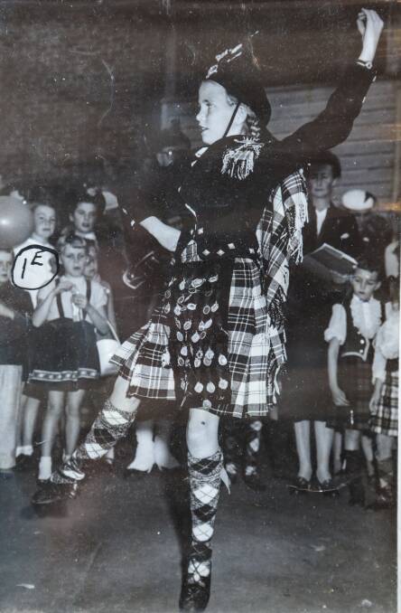 Patricia Rumble (nee Williams) as a child performing Scottish dancing. Picture courtesy of Patricia Rumble