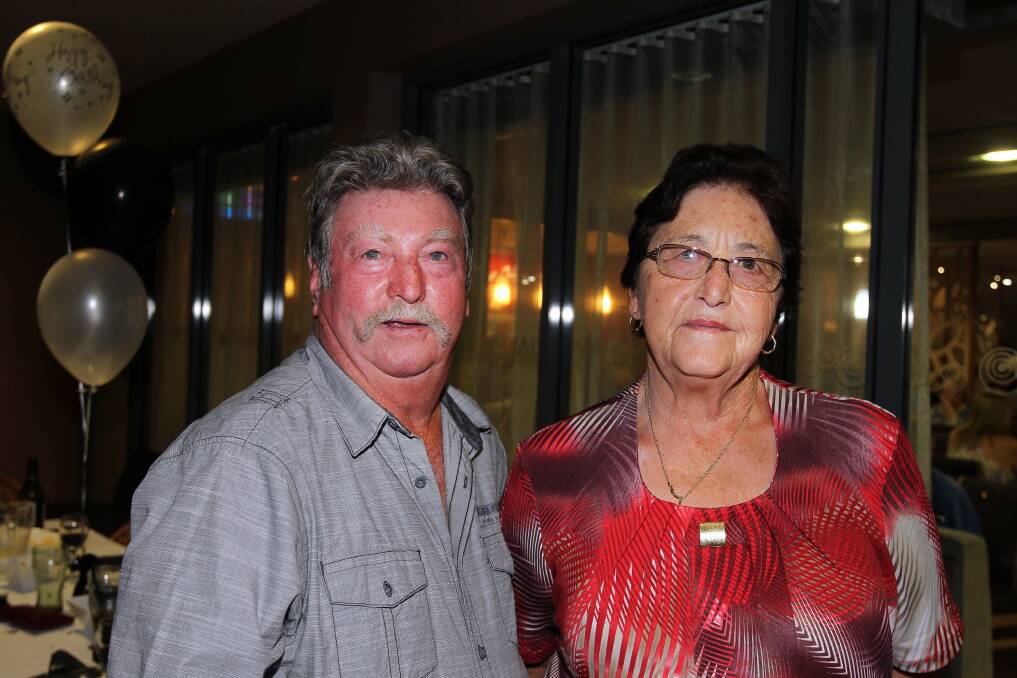 Tony Ciocca and Graziella Di Noro at Oak Flats Bowling Club.