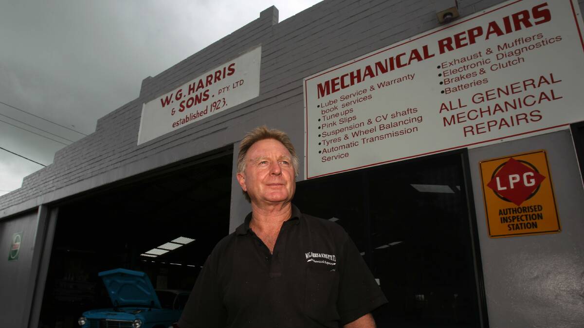 Mechanic David Harris has had enough. Picture: GREG TOTMAN