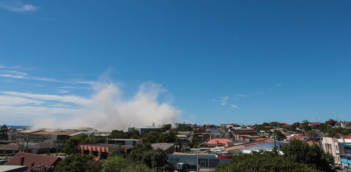 View from the rooftop of Port Kembla Leagues Club. Picture: ADAM McLEAN