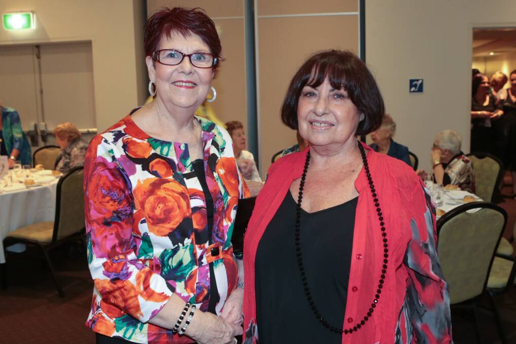 Ruth Hall and Lorraine McIntyre at the Chifley Hotel.
